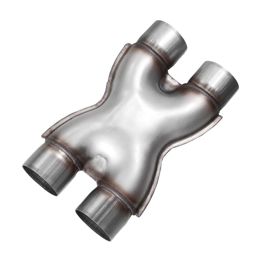 UNIVERSAL EXHAUST 3 INCH X-PIPE/ DUAL IN DUAL OUT
